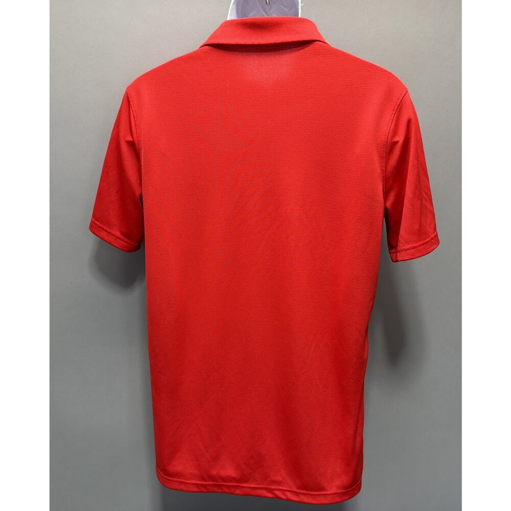 Ole Miss Rebels Nike Dri-Fit Mens POLO Medium RED jersey Embroidered Logo - Picture 2 of 9